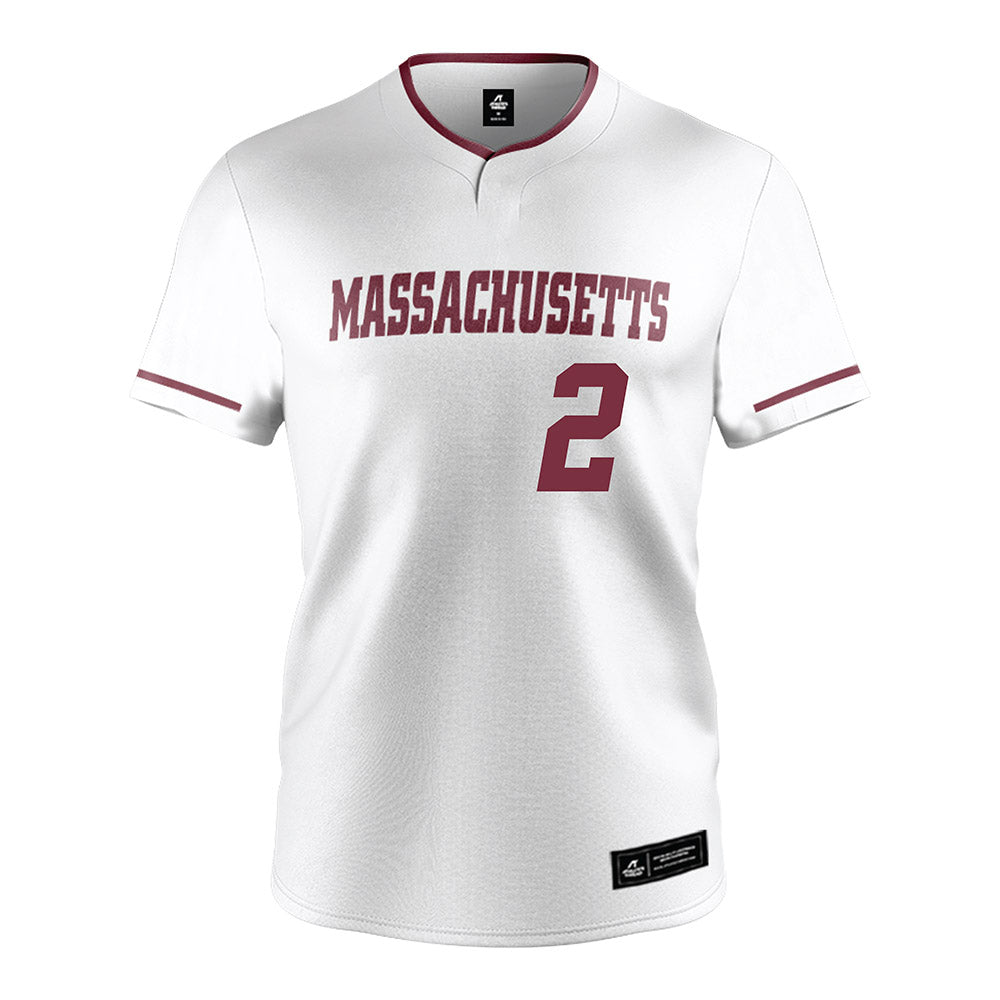 UMass - NCAA Softball : Olivia Cutuli - White Jersey-0