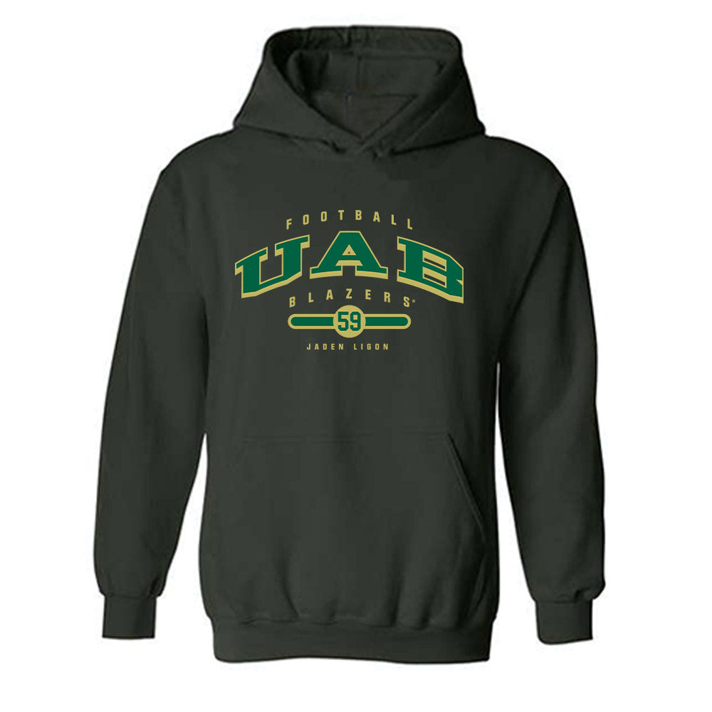 UAB - NCAA Football : Jaden Ligon - Classic Fashion Shersey Hooded Sweatshirt