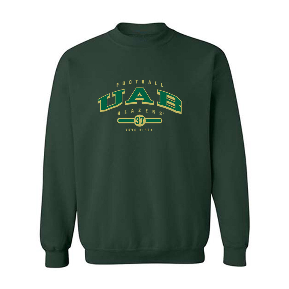 UAB - NCAA Football : Love Kirby - Classic Fashion Shersey Crewneck Sweatshirt-0