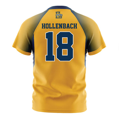 La Salle - NCAA Women's Soccer : Justyce Hollenbach - Gold Soccer Jersey-1