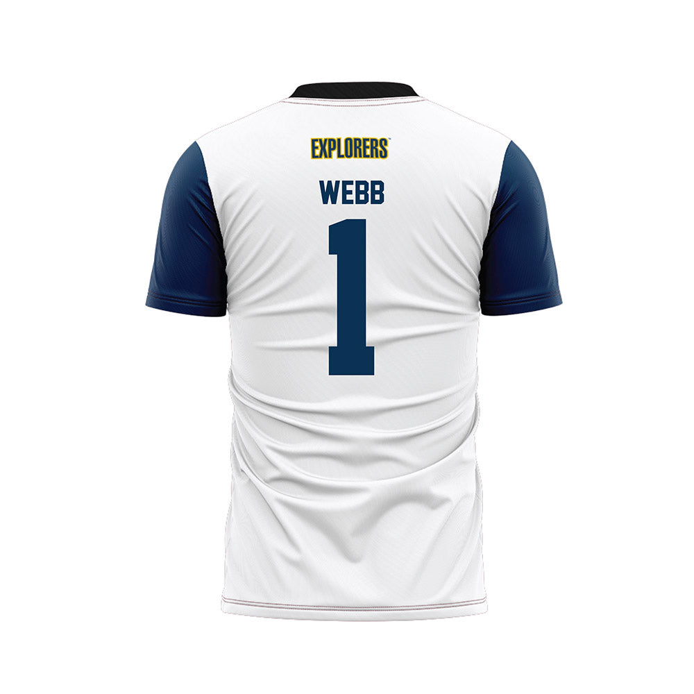 La Salle - NCAA Men's Soccer : Kiernan Webb - White Soccer Jersey-1
