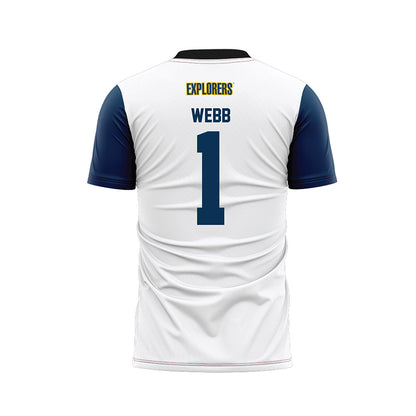 La Salle - NCAA Men's Soccer : Kiernan Webb - White Soccer Jersey-1