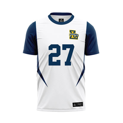 La Salle - NCAA Men's Soccer : Zach Forehand - White Soccer Jersey-0