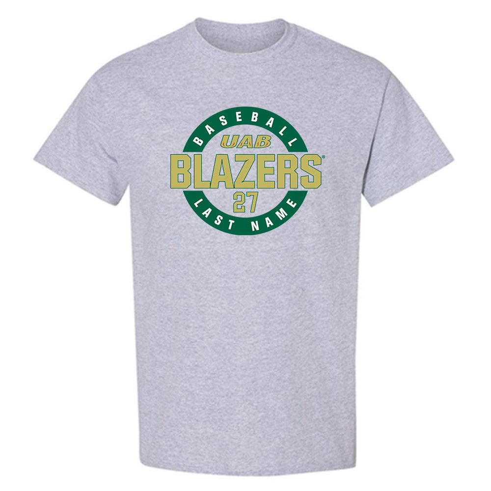 UAB - NCAA Baseball : Braxton Brooks - Classic Fashion Shersey T-Shirt-0