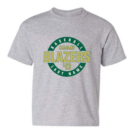 UAB - NCAA Baseball : Brooks House - Classic Fashion Shersey Youth T-Shirt