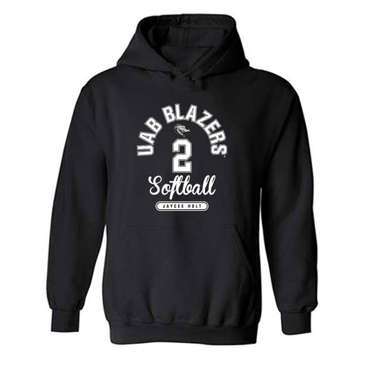 UAB - NCAA Softball : Jaycee Holt - Classic Fashion Shersey Hooded Sweatshirt-0