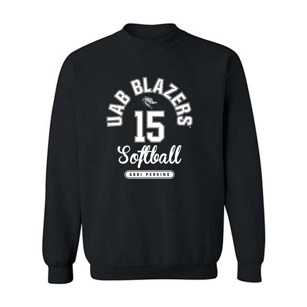 UAB - NCAA Softball : Abbi Perkins - Classic Fashion Shersey Crewneck Sweatshirt-0