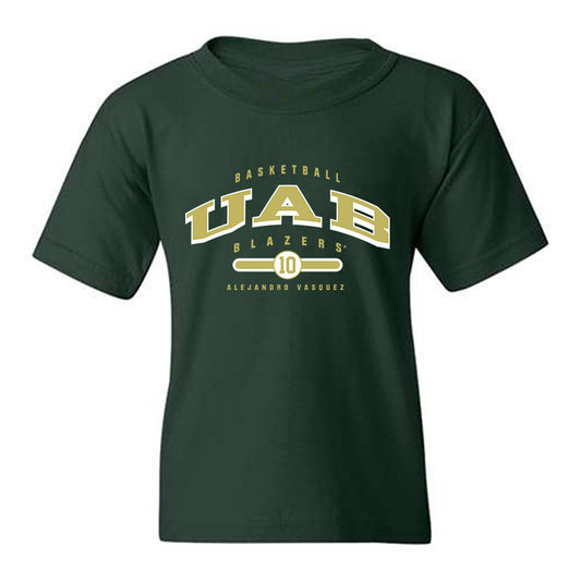 UAB - NCAA Men's Basketball : Alejandro Vasquez - Classic Fashion Shersey Youth T-Shirt-0