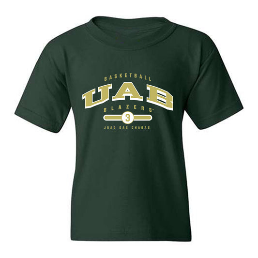 UAB - NCAA Men's Basketball : Joao Das Chagas - Classic Fashion Shersey Youth T-Shirt-0