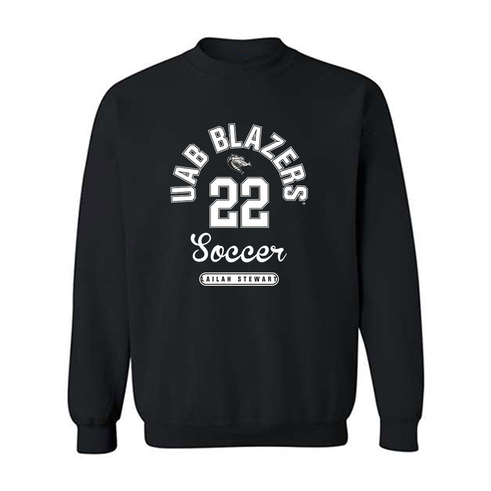 UAB - NCAA Women's Soccer : Lailah Stewart - Classic Fashion Shersey Crewneck Sweatshirt-0