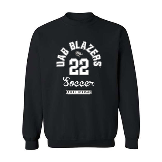 UAB - NCAA Women's Soccer : Lailah Stewart - Classic Fashion Shersey Crewneck Sweatshirt-0
