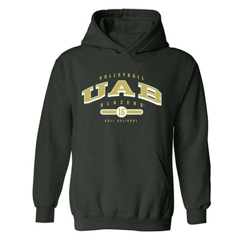 UAB - NCAA Women's Volleyball : Asli Celikkol - Hooded Sweatshirt