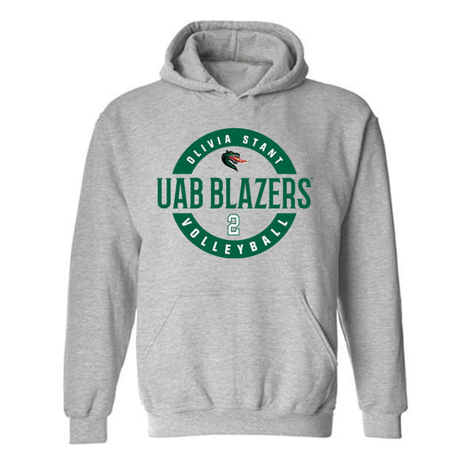UAB - NCAA Beach Volleyball : Olivia Stant - Classic Fashion Shersey Hooded Sweatshirt-0