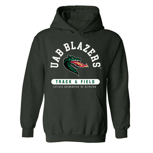 UAB - NCAA Women's Track & Field : Leticia Quingostas de Oliveira - Classic Fashion Shersey Hooded Sweatshirt-0