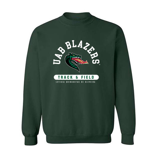 UAB - NCAA Women's Track & Field : Leticia Quingostas de Oliveira - Classic Fashion Shersey Crewneck Sweatshirt-0