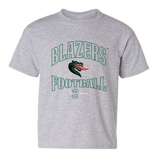 UAB - NCAA Football : Yusuf Terry - Youth T-Shirt