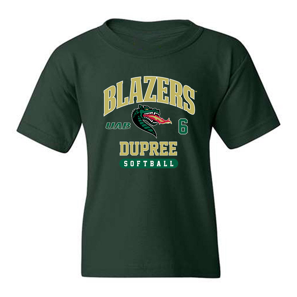 UAB - NCAA Softball : Auburn Dupree - Classic Fashion Shersey Youth T-Shirt-0