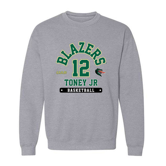 UAB - NCAA Men's Basketball : Tony Toney Jr - Classic Fashion Shersey Crewneck Sweatshirt-0