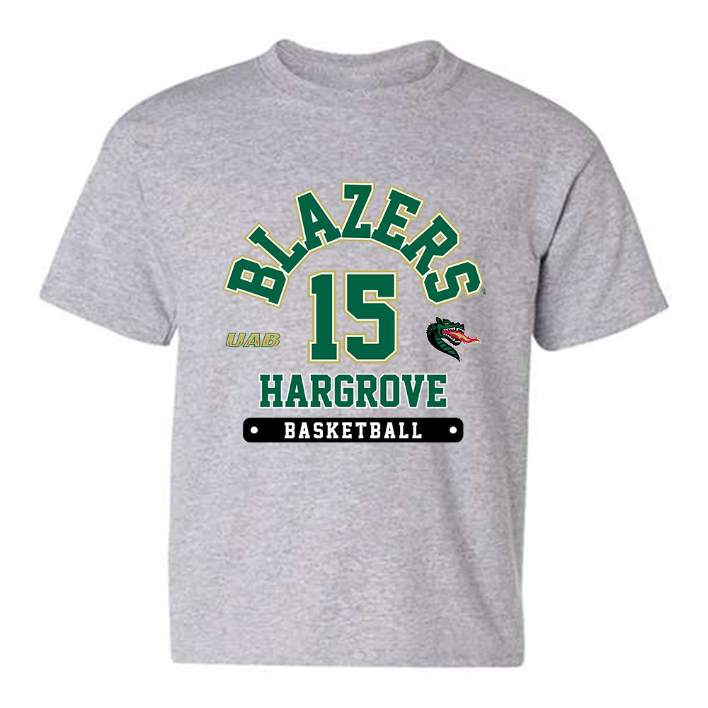 UAB - NCAA Men's Basketball : Marquis Hargrove - Classic Fashion Shersey Youth T-Shirt-0