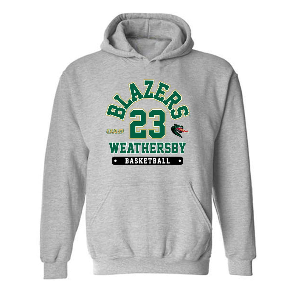 UAB - NCAA Women's Basketball : Jade Weathersby - Classic Fashion Shersey Hooded Sweatshirt-0