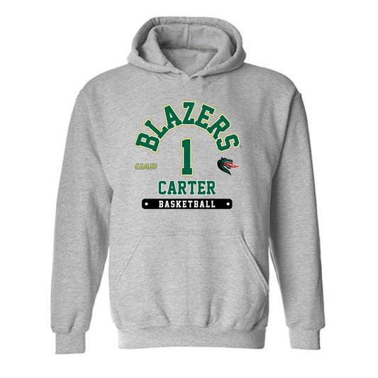 UAB - NCAA Women's Basketball : Eleecia Carter - Classic Fashion Shersey Hooded Sweatshirt-0