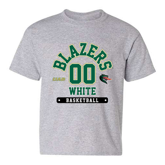 UAB - NCAA Men's Basketball : James White - Classic Fashion Shersey Youth T-Shirt-0