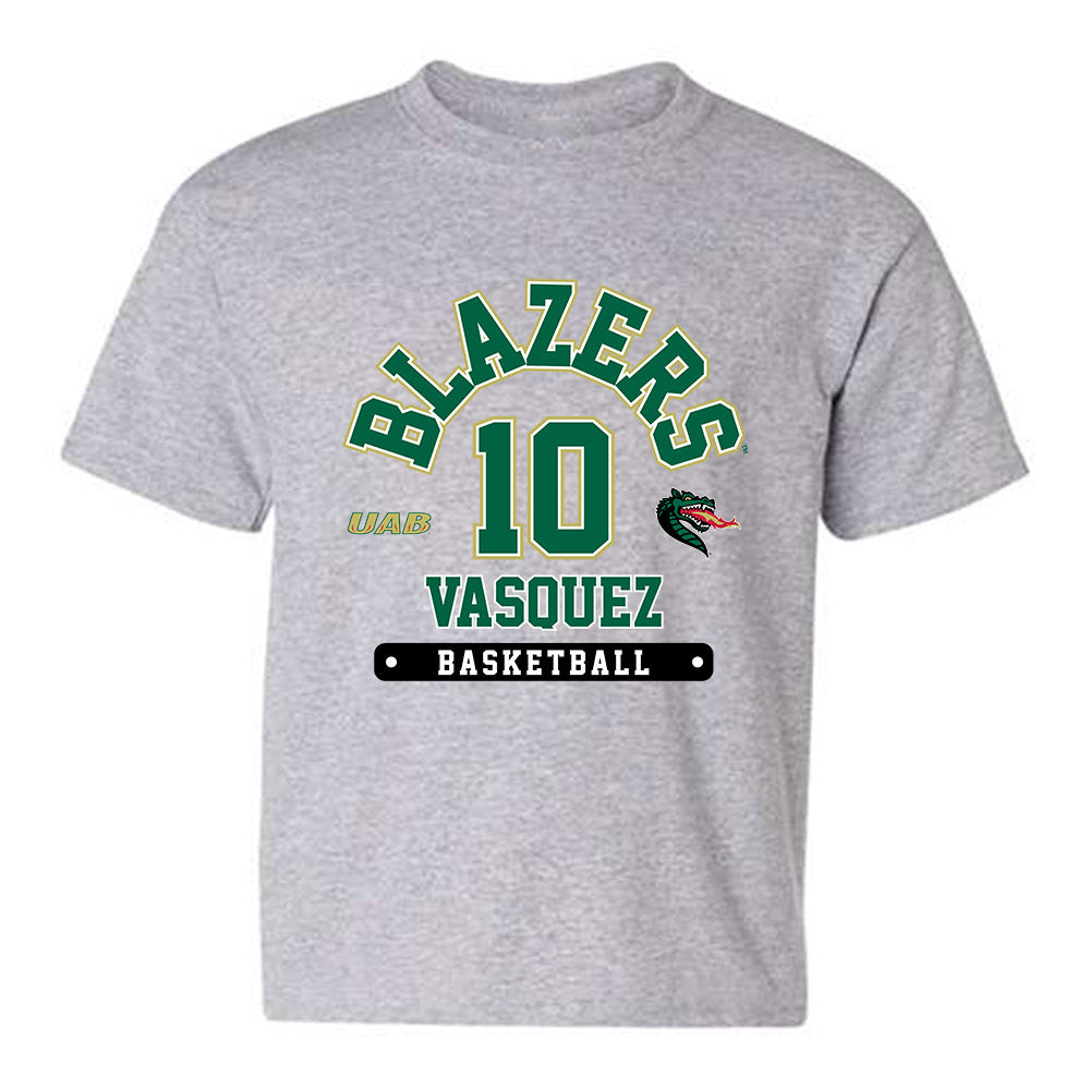 UAB - NCAA Men's Basketball : Alejandro Vasquez - Classic Fashion Shersey Youth T-Shirt-0