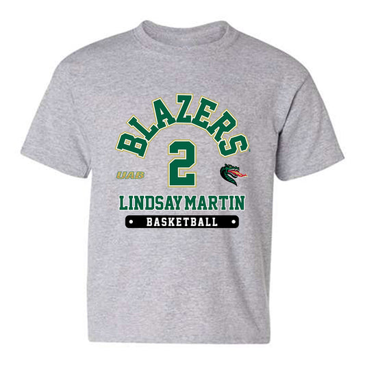 UAB - NCAA Men's Basketball : Kyeron Lindsay-Martin - Classic Fashion Shersey Youth T-Shirt-0