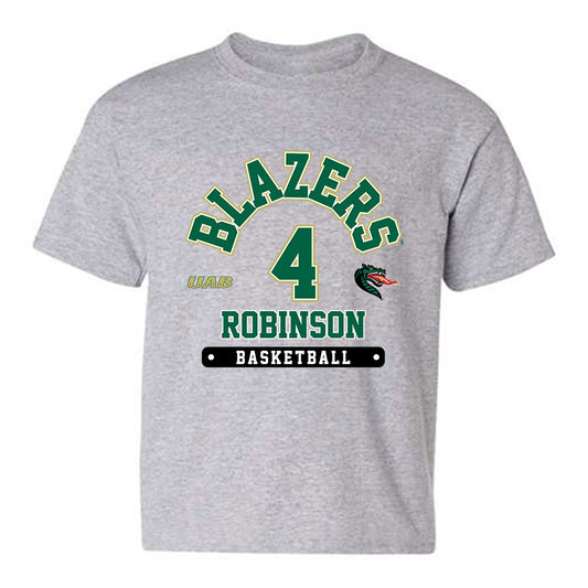 UAB - NCAA Men's Basketball : Ahmad Robinson - Classic Fashion Shersey Youth T-Shirt-0