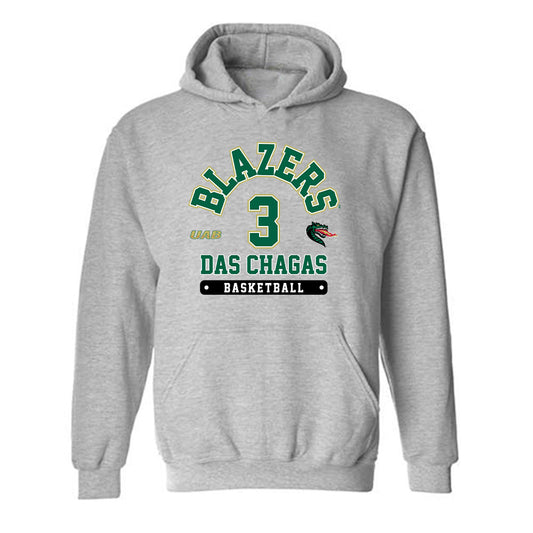 UAB - NCAA Men's Basketball : Joao Das Chagas - Classic Fashion Shersey Hooded Sweatshirt-0