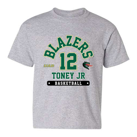 UAB - NCAA Men's Basketball : Tony Toney Jr - Classic Fashion Shersey Youth T-Shirt-0