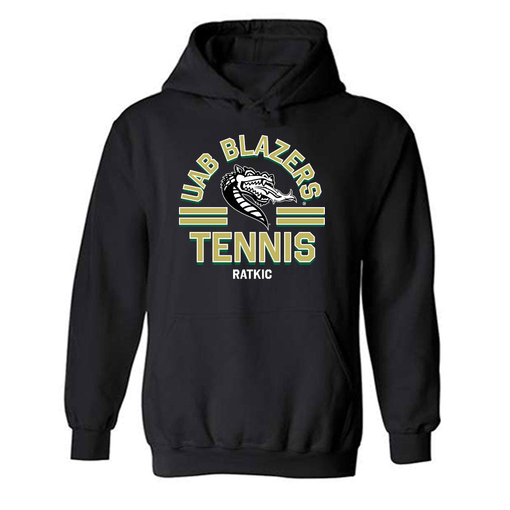 UAB - NCAA Women's Tennis : Enya Ratkic - Classic Fashion Shersey Hooded Sweatshirt-0