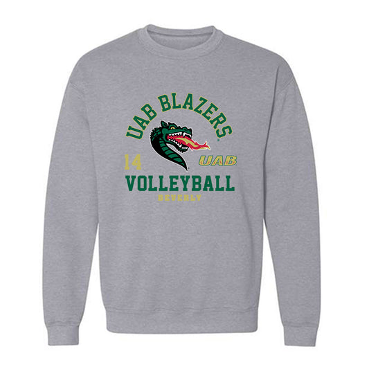 UAB - NCAA Women's Volleyball : Lia Beverly - Classic Fashion Shersey Crewneck Sweatshirt-0