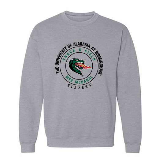 UAB - NCAA Women's Track & Field : Mya McDanal - Classic Fashion Shersey Crewneck Sweatshirt-0