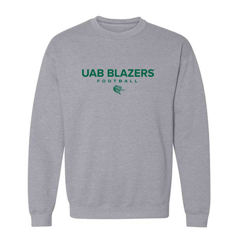 UAB - NCAA Football : Zach Johnson - Classic Shersey Crewneck Sweatshirt-0