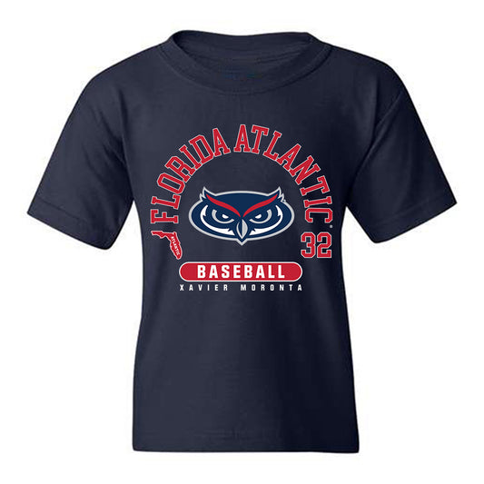 FAU - NCAA Baseball : Xavier Moronta - Youth T-Shirt-0