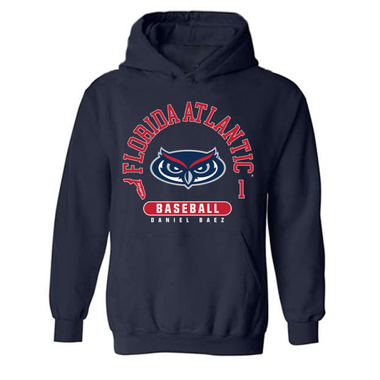 FAU - NCAA Baseball : Daniel Baez - Hooded Sweatshirt-0