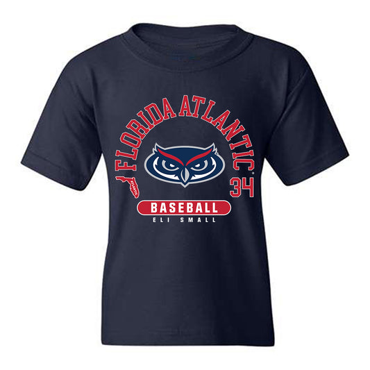 FAU - NCAA Baseball : Eli Small - Youth T-Shirt-0