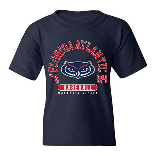 FAU - NCAA Baseball : Marshall Lipsey - Youth T-Shirt-0