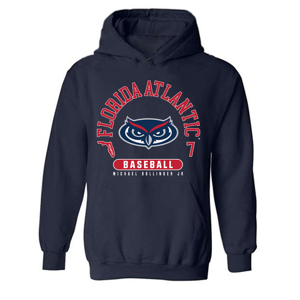 FAU - NCAA Baseball : Michael Bollinger Jr - Hooded Sweatshirt-0