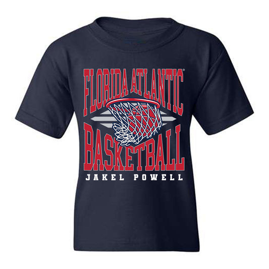 FAU - NCAA Men's Basketball : Jakel Powell - Youth T-Shirt Classic Fashion Shersey