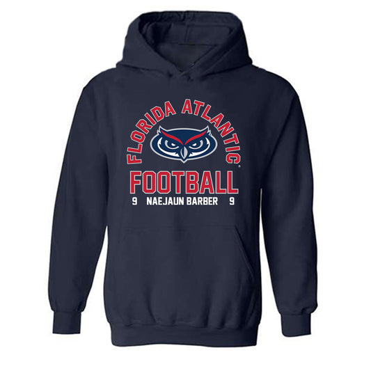 FAU - NCAA Football : Naejaun Barber - Hooded Sweatshirt-0