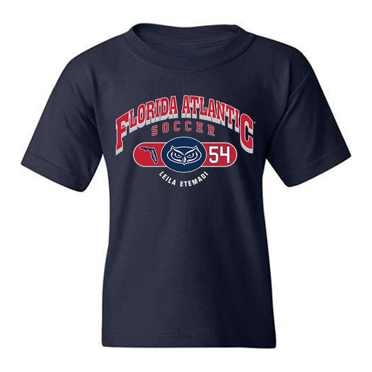 FAU - NCAA Women's Soccer : Leila Etemadi - Youth T-Shirt-0