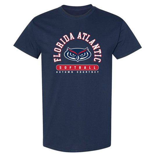 FAU - NCAA Softball : Autumn Courtney - T-Shirt-0