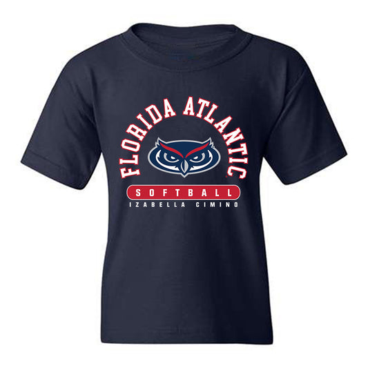 FAU - NCAA Softball : Izabella Cimino - Youth T-Shirt-0