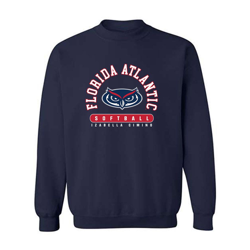 FAU - NCAA Softball : Izabella Cimino - Crewneck Sweatshirt-0