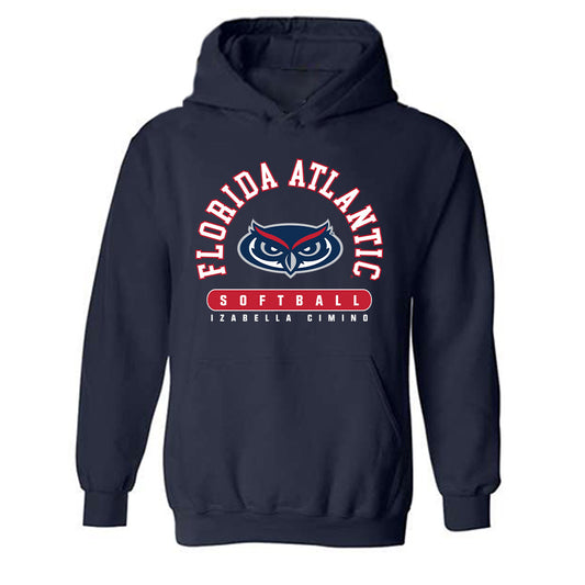 FAU - NCAA Softball : Izabella Cimino - Hooded Sweatshirt-0