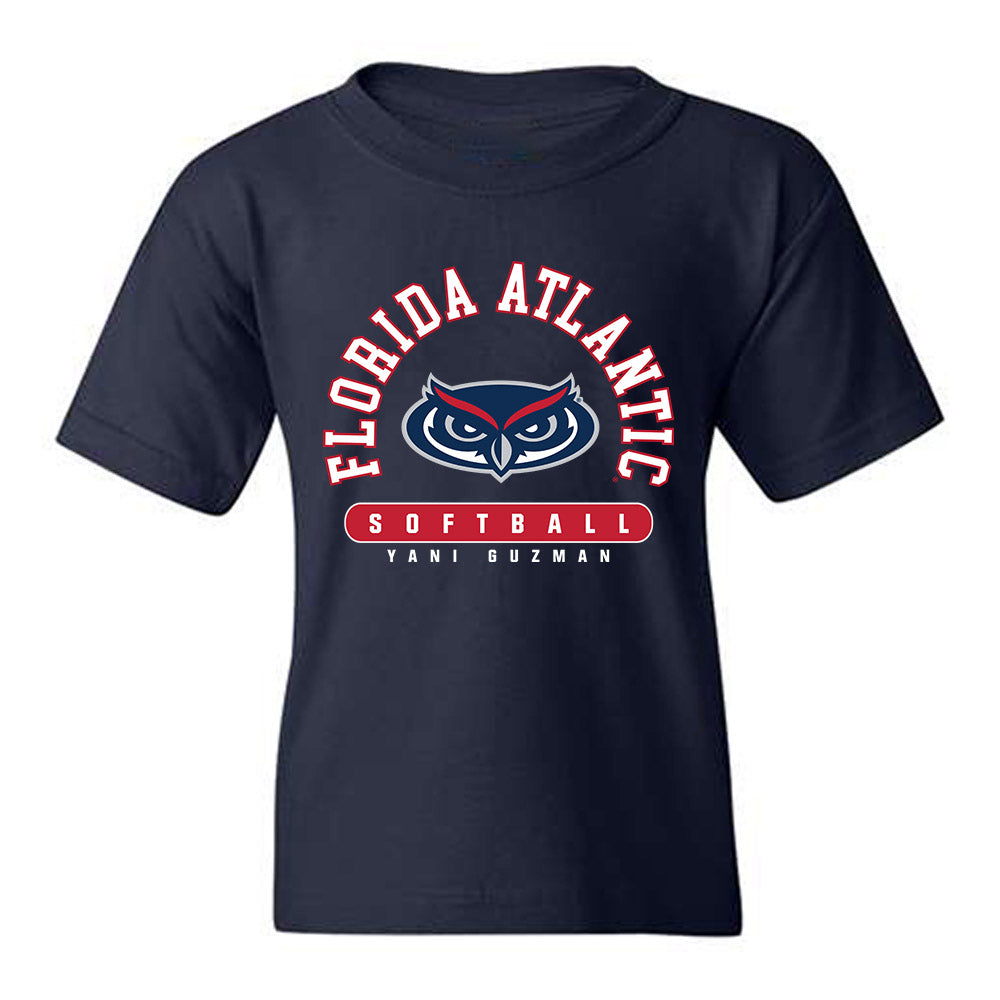 FAU - NCAA Softball : Yani Guzman - Youth T-Shirt-0