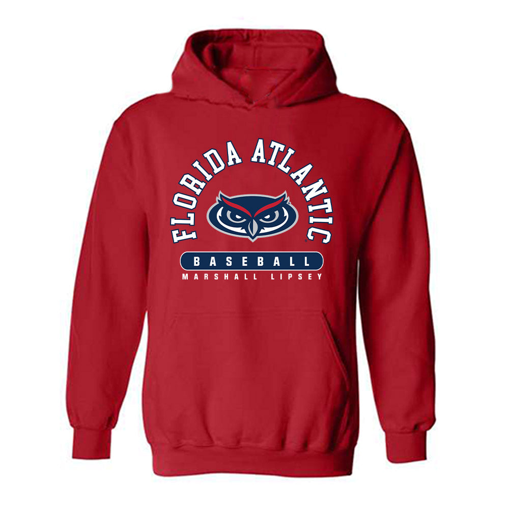 FAU - NCAA Baseball : Marshall Lipsey - Hooded Sweatshirt-0