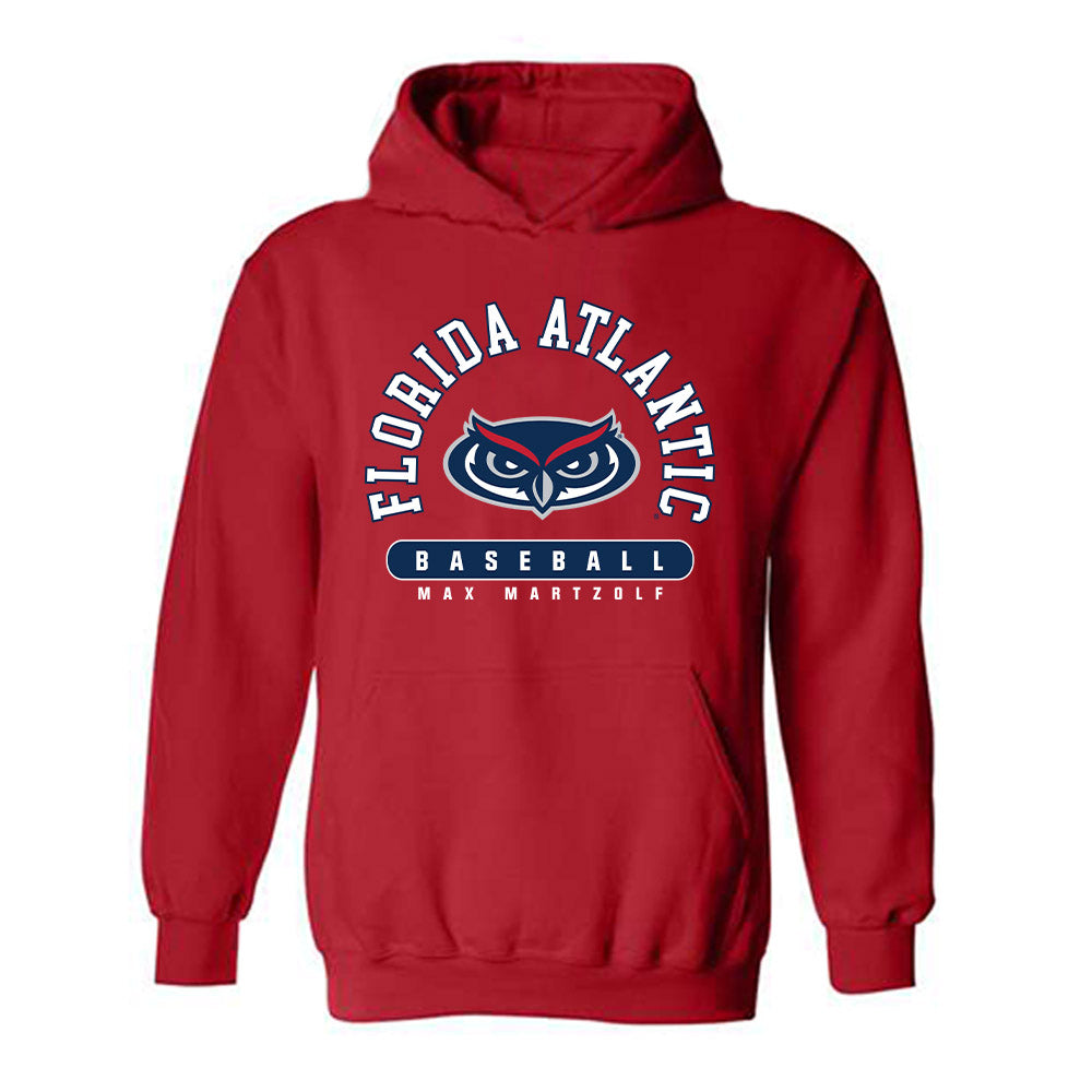 FAU - NCAA Baseball : Max Martzolf - Hooded Sweatshirt